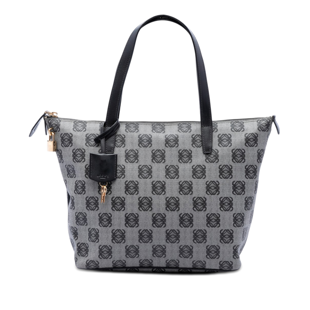Pre-Loved LOEWE Anagram Coated Canvas Tote